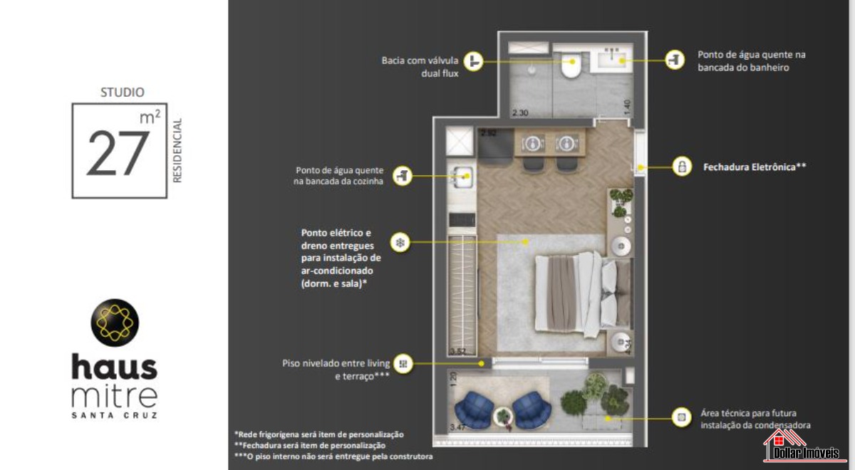 Haus mitre santa cruz - residencial e studios