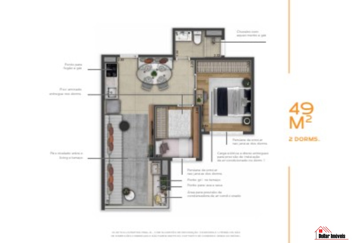 Origem penha - 45 a 50 m²
